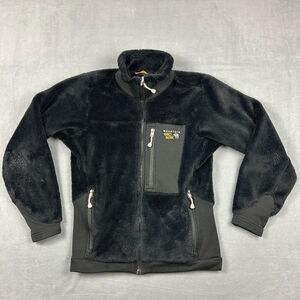 Mountain Hardwear Jacket Womens Small Black Sherpa Low Pile‎ Monkey Fleece Coat